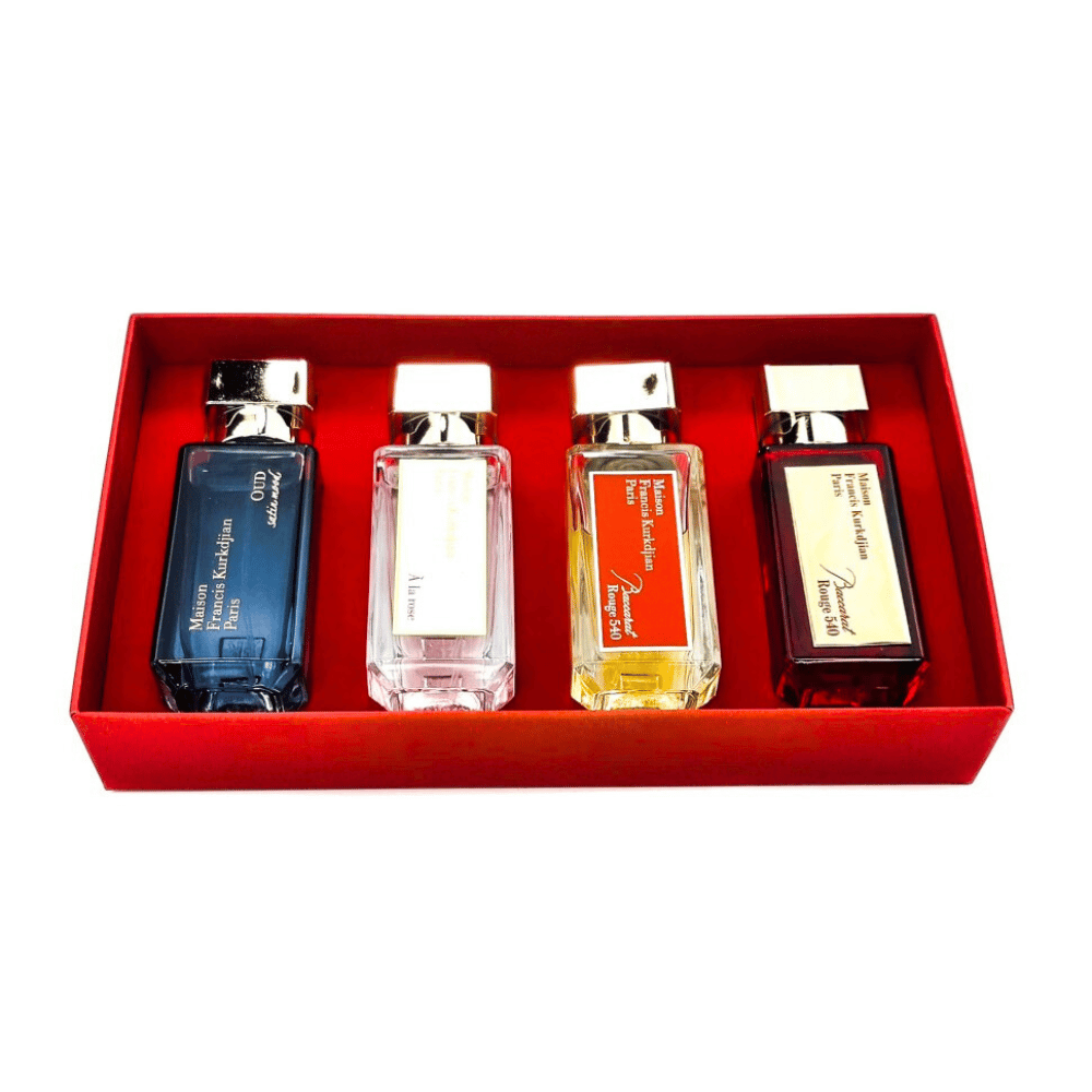 Set Exclusiv de Parfumuri de Lux - Baccarat Rouge 540 și Oud Satin Mood (4 x 35 ml)