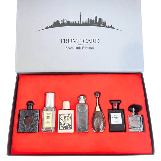 Set de Mini Parfumuri Trump Card 7 Piese – Set de Parfumuri pentru Femei