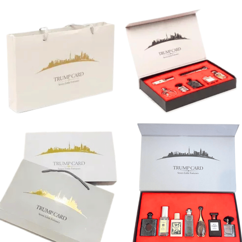 Set de Mini Parfumuri Trump Card 7 Piese – Set de Parfumuri pentru Femei